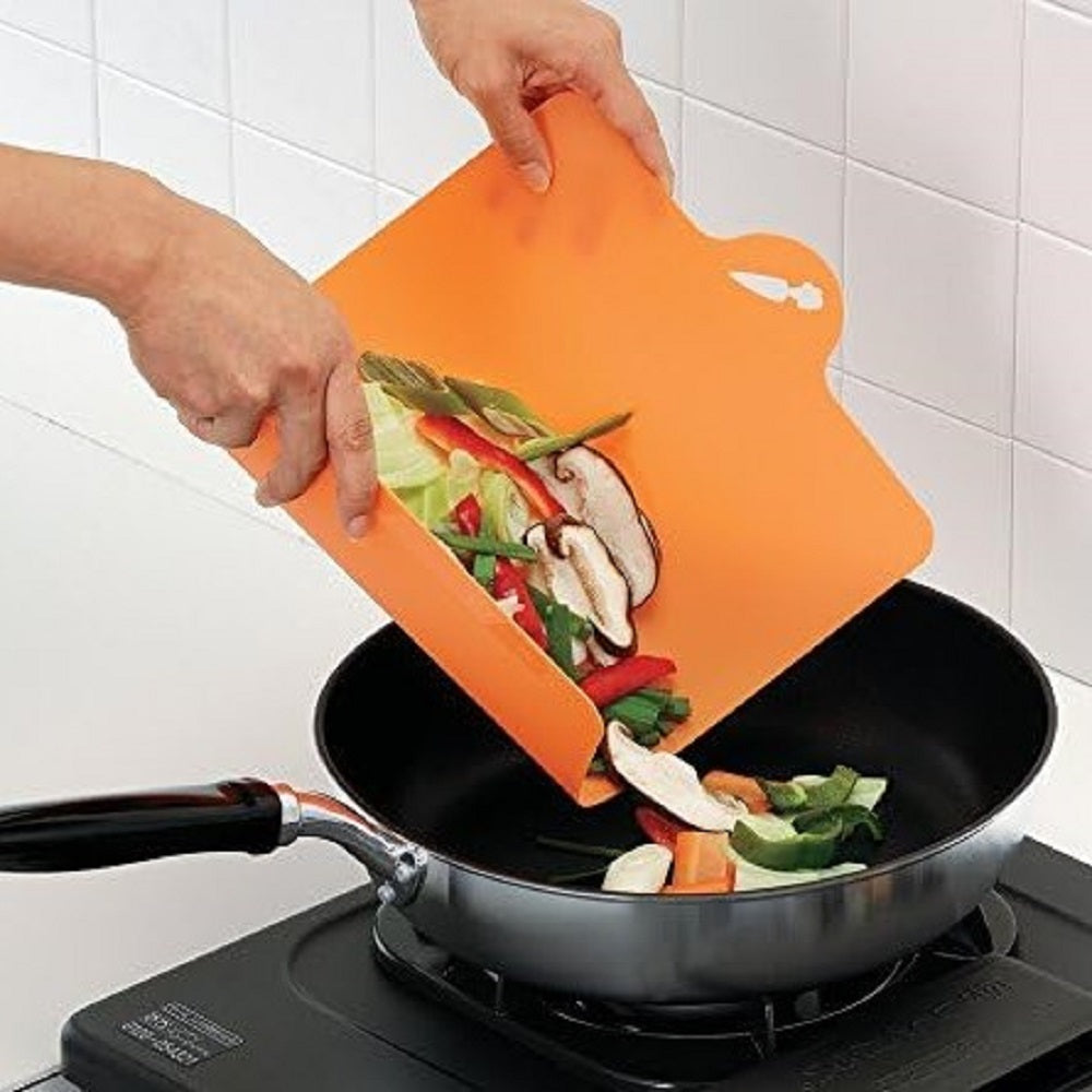 PLASTIC SOFT CUTTING BOARD 4P SET