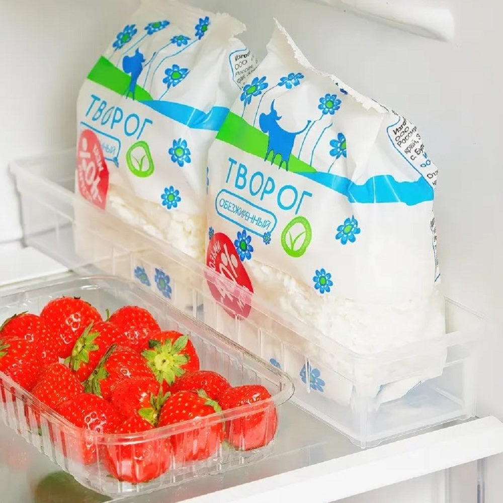 PLASTIC KITCHEN TRAY SLIM-CLEAR