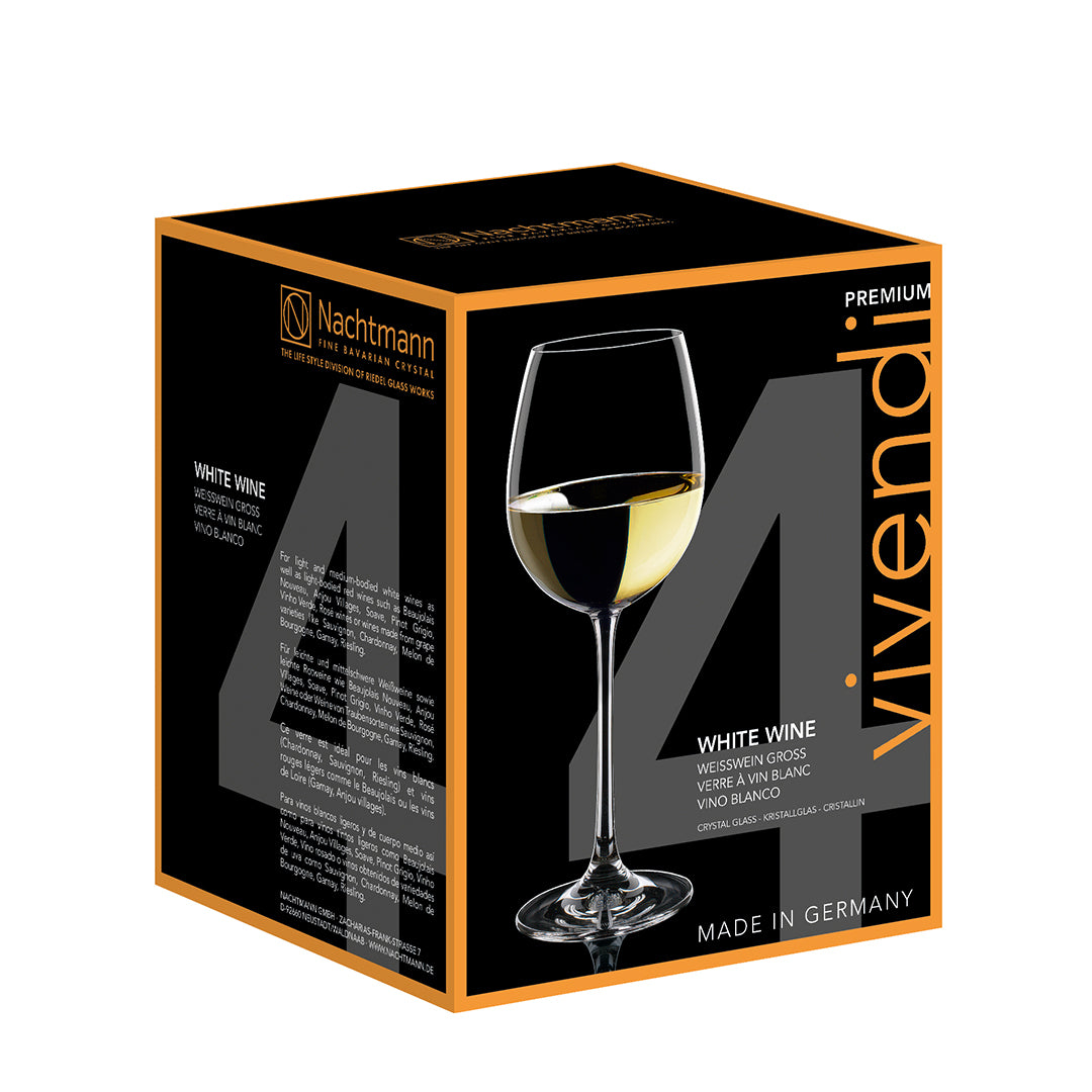 Vivendi Crystal Large white wine stw 387ml (Set of 4)