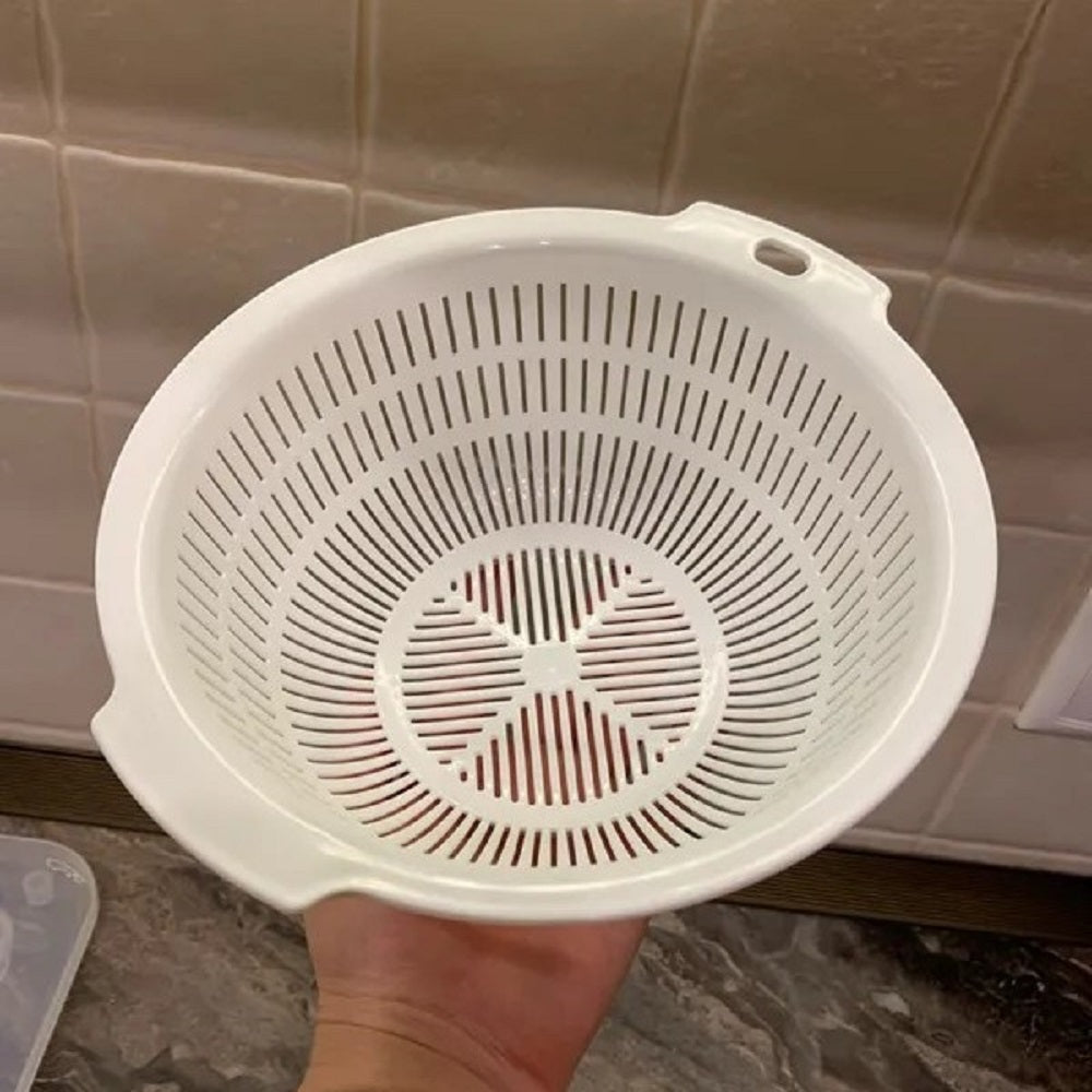 PLASTIC STRAINER BOWL 20 WHITE