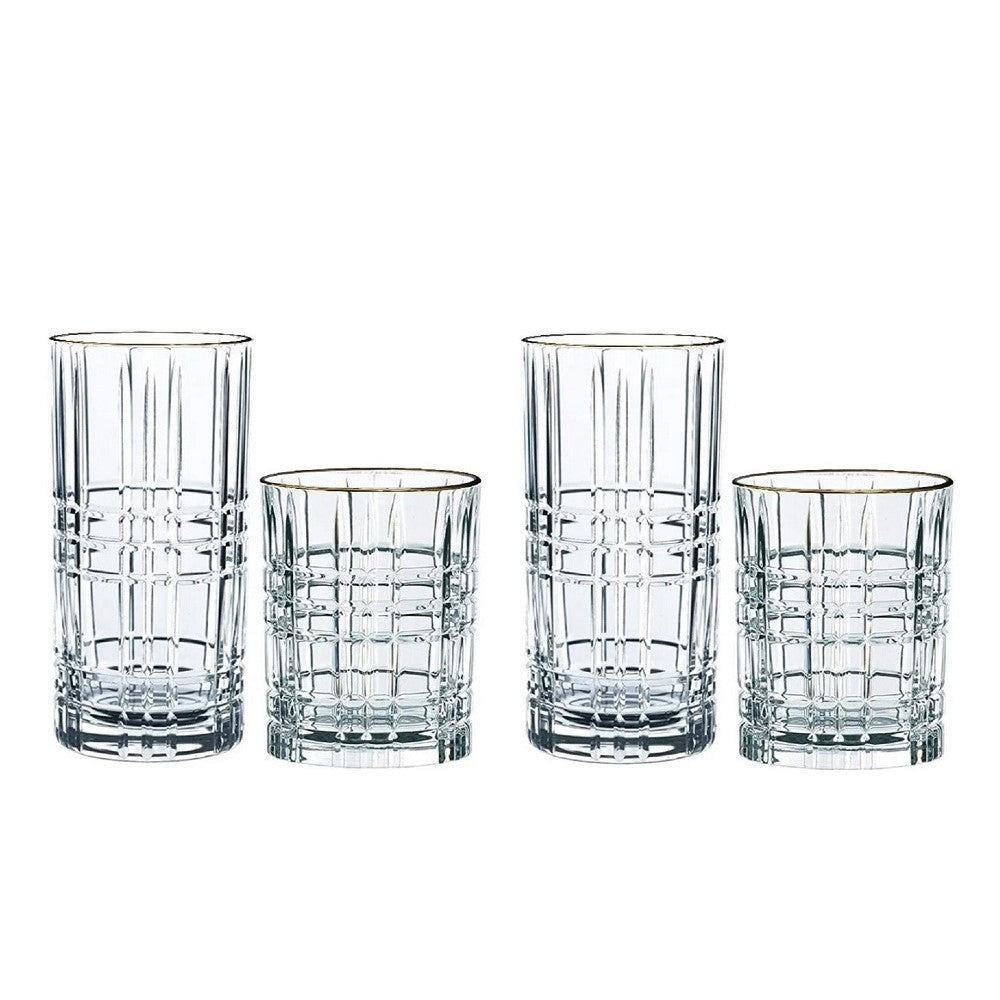 Nachtmann HIGHLAND SQUARE TUMBLER GR SET'4