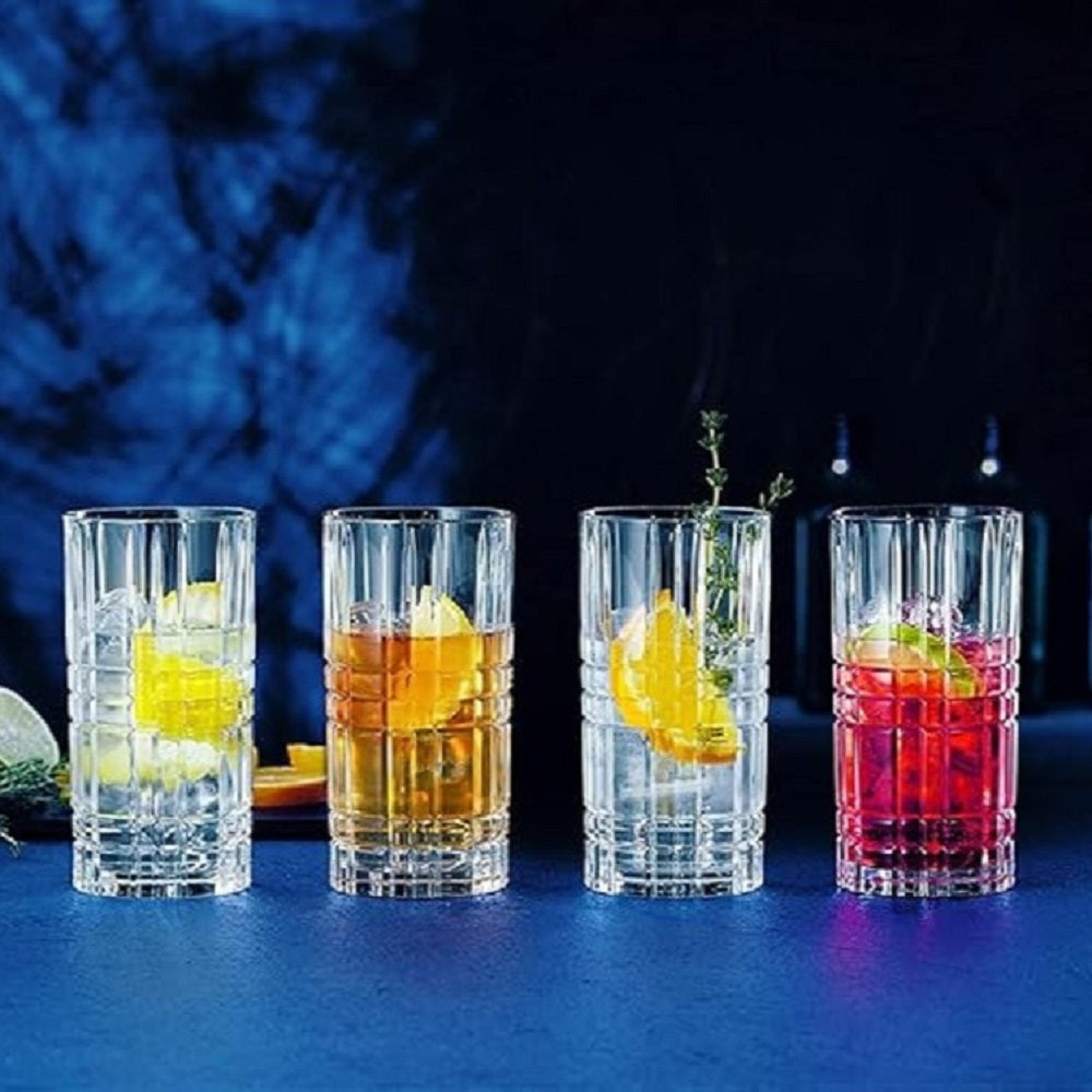 Nachtmann Square Longdrink Glass, Set of 4
