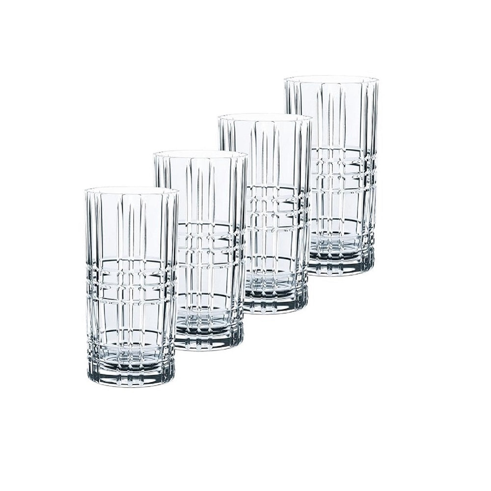 Nachtmann Square Longdrink Glass, Set of 4