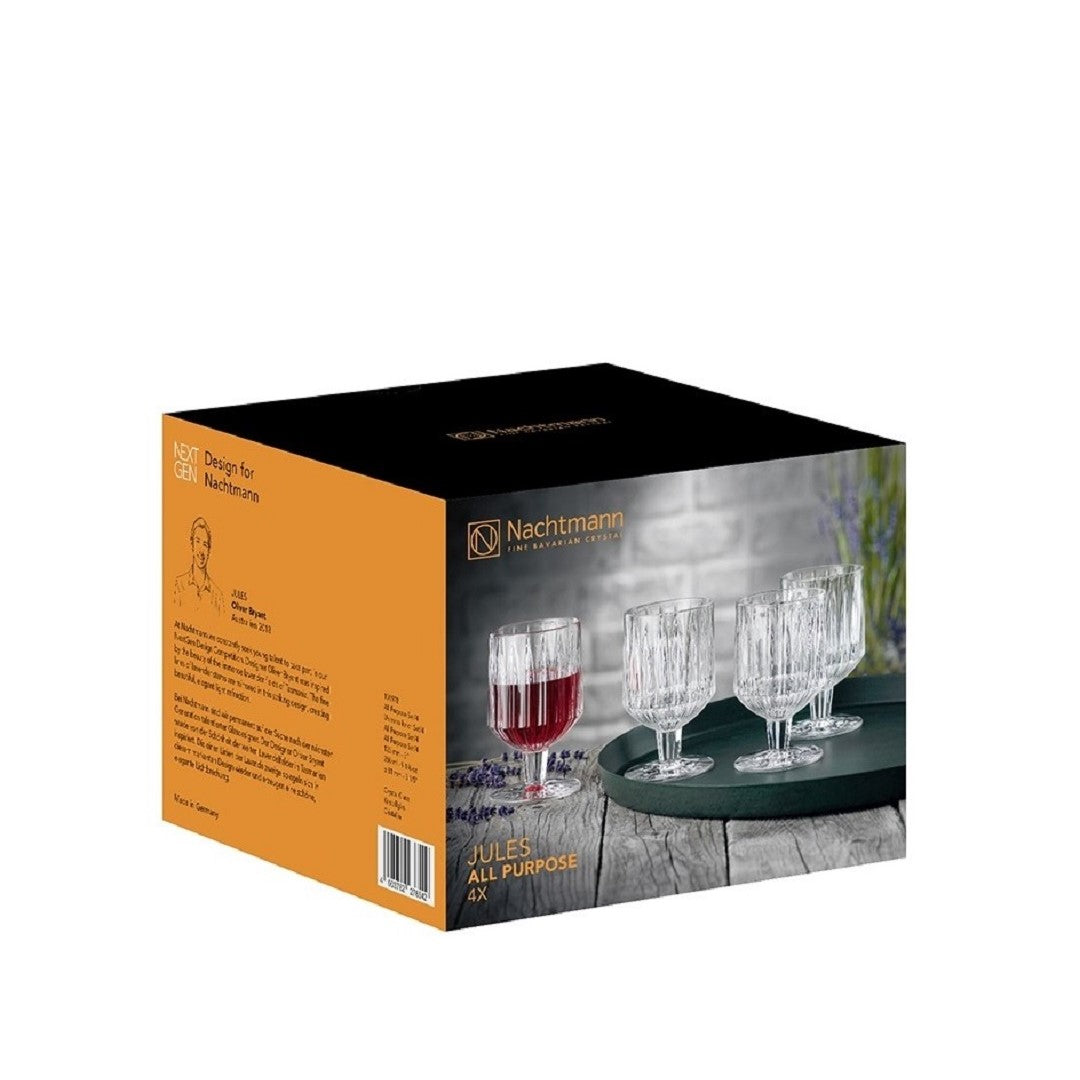 Buy Jules Goblet Glassware Set of 4 Online by Nachtmann - tablejoy.in