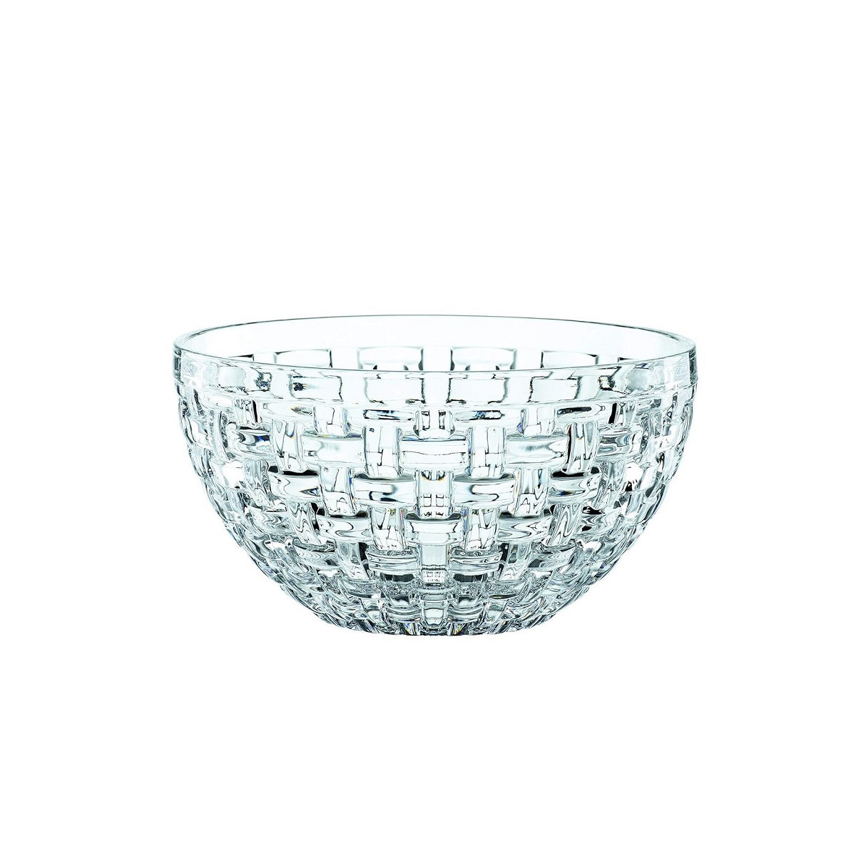 Nachtmann Bossa Nova Glass Bowls, 7 Inch, Clear, Set Of 2, 1190 ML