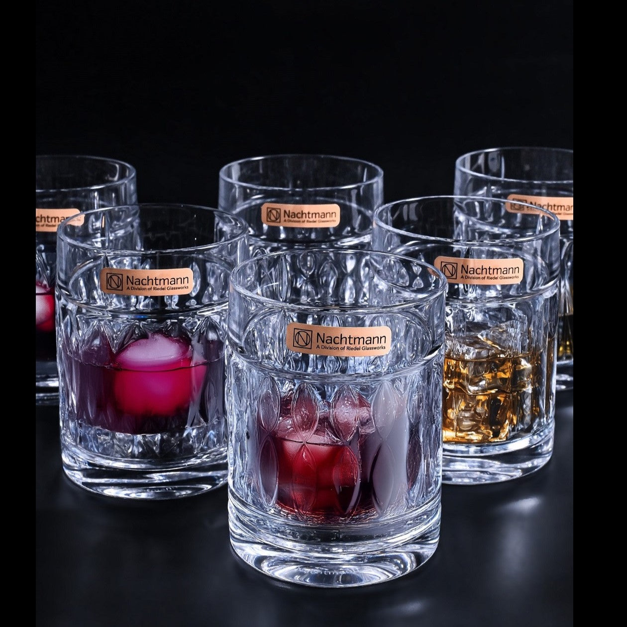 Nachtmann Raindrops Whisky Tumbler Set of 4