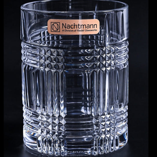 Nachtmann Check Whisky Tumbler Set of 4