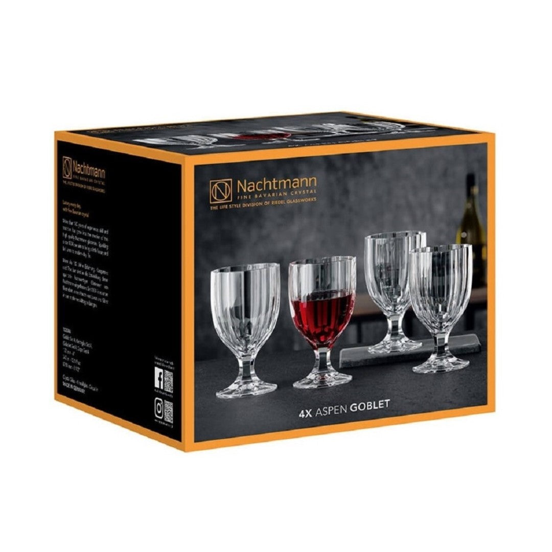 Buy Aspen Goblet Set 4 pcs Online |by Nachtmann - tablejoy.in