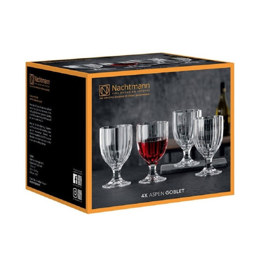 Buy Aspen Goblet Set 4 pcs Online |by Nachtmann - tablejoy.in