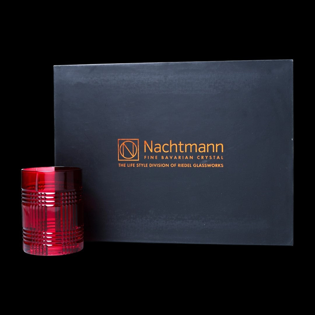 Nachtmann Whisky Coloured Glass (Red) 409 ml Set of 4