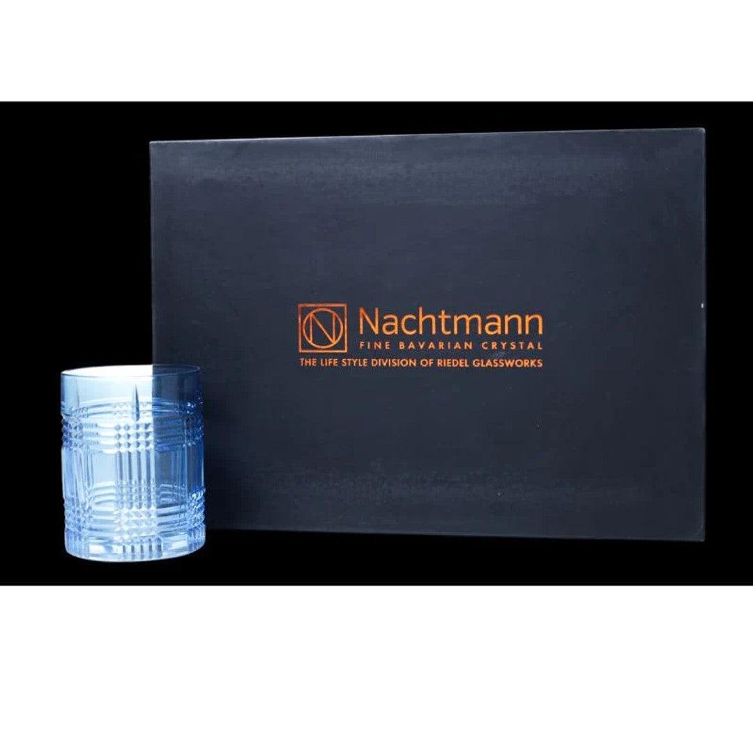 Nachtmann Whisky Coloured Glass( Blue) 409 ml Set of 4