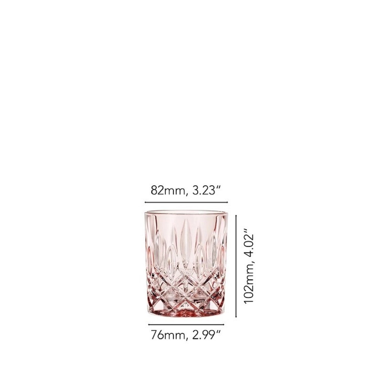Nachtmann Noblesse Peach Whisky Set Of 4