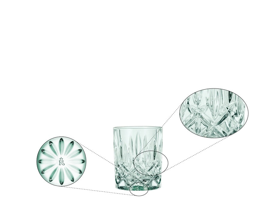 Nachtmann NOBLESSE MINT WHISKY TUMBLER SET OF 2