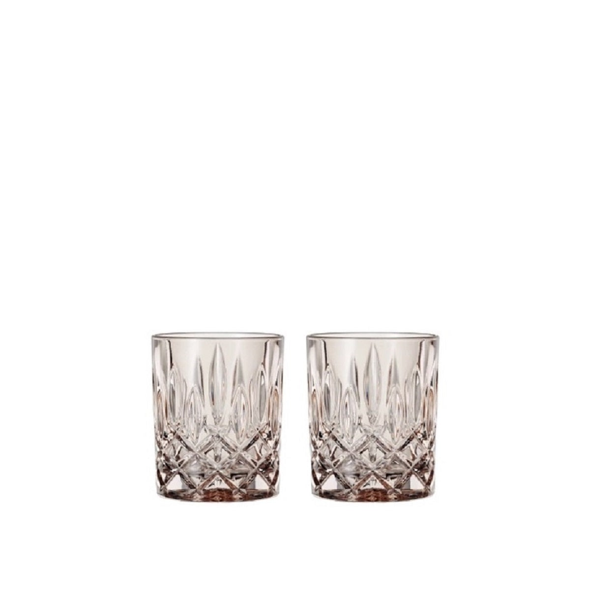 Nachtmann NOBLESSE TAUPE WHISKY TUMBLER SET OF 2