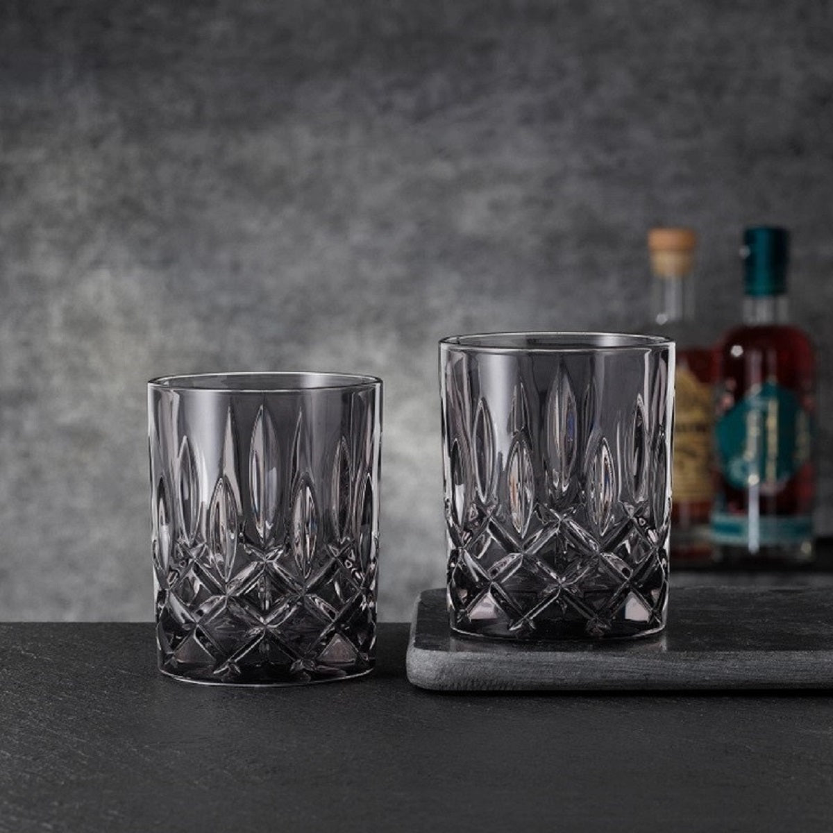Nachtmann NOBLESSE SMOKE WHISKY TUMBLER SET OF 2