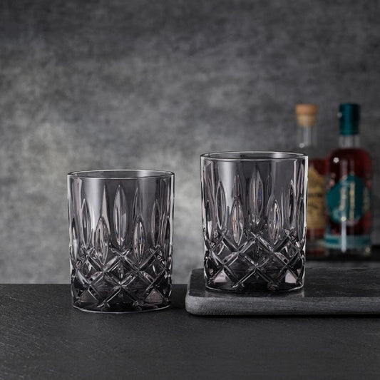 Nachtmann NOBLESSE SMOKE WHISKY TUMBLER SET OF 2