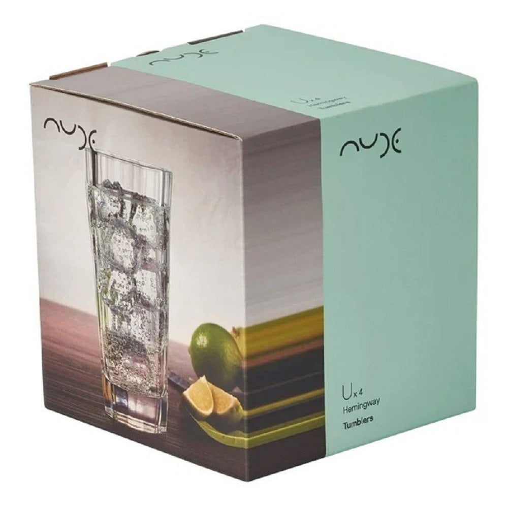 Buy Highball Hemingway Lead-free Crystal Glass set by NUDE - tablejoy
