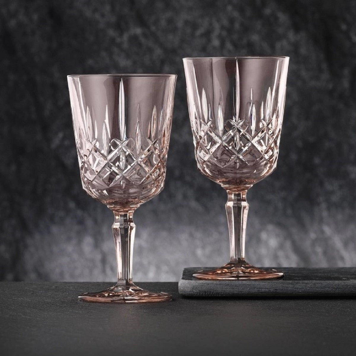 Nachtmann NOBLESSE COCKTAIL/WINE GLASS TAUPE SET'2