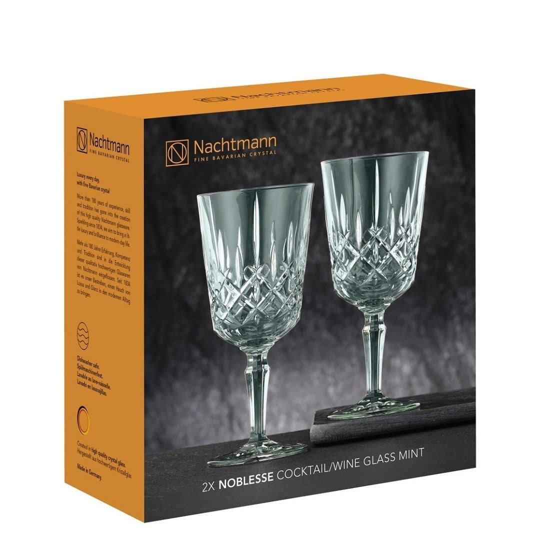 Nachtmann NOBLESSE COCKTAIL/WINE GLASS MINT SET'2