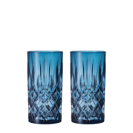 NACHTMANN Noblesse Long Drink Glass - Vintage Blue Set'2