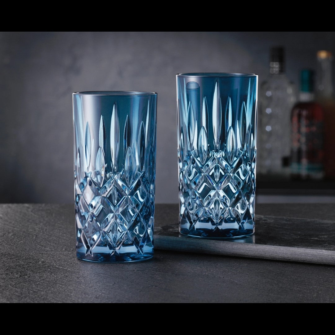 NACHTMANN Noblesse Long Drink Glass - Vintage Blue Set'2