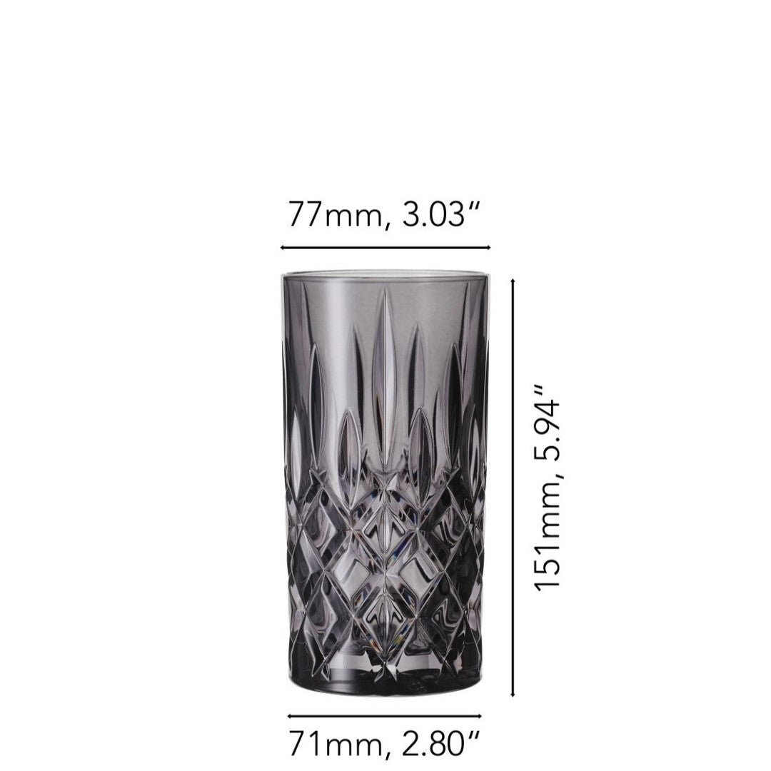 NACHTMANN Noblesse Long Drink Glass - Smoke Set'2