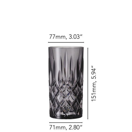 NACHTMANN Noblesse Long Drink Glass - Smoke Set'2