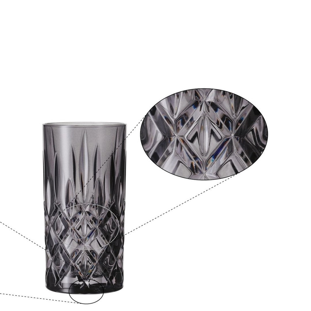 NACHTMANN Noblesse Long Drink Glass - Smoke Set'2