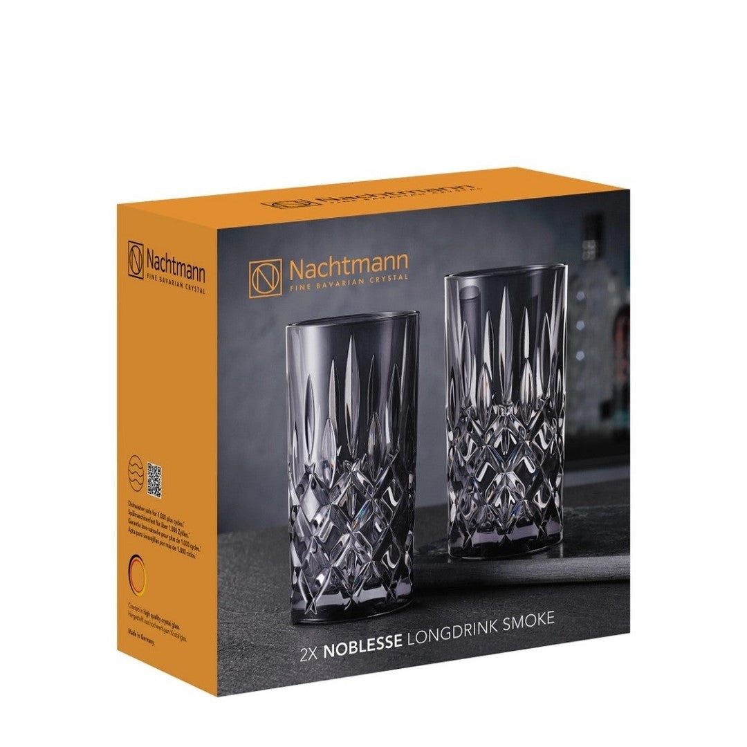 NACHTMANN Noblesse Long Drink Glass - Smoke Set'2