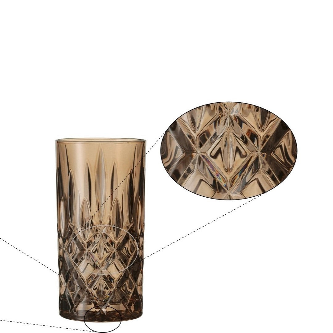 NACHTMANN Noblesse Long Drink Glass - Tobacco Set'2