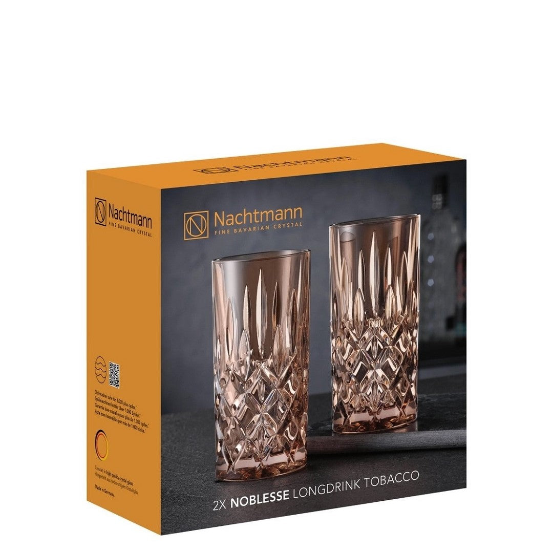 NACHTMANN Noblesse Long Drink Glass - Tobacco Set'2