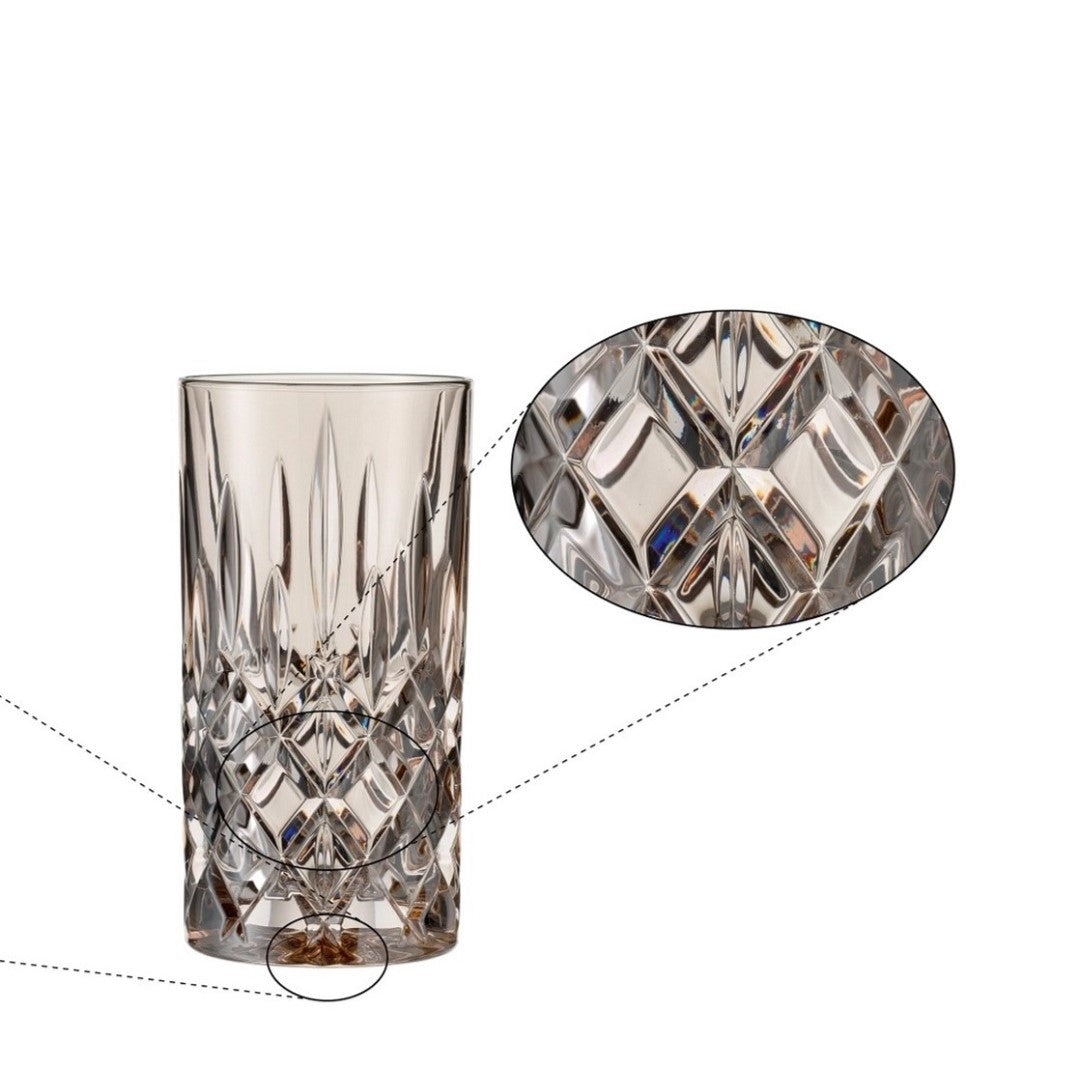 NACHTMANN Noblesse Long Drink Glass - Taupe Set'2