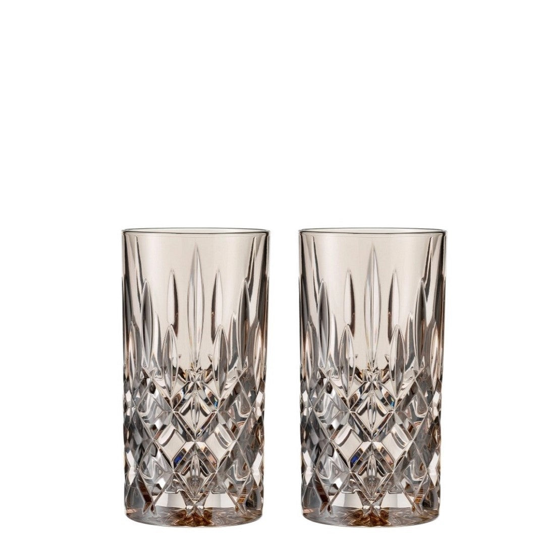 NACHTMANN Noblesse Long Drink Glass - Taupe Set'2