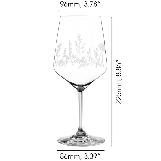 NACHTMANN Tattoo Wine/Spritz Glass - Botanical White Set'2