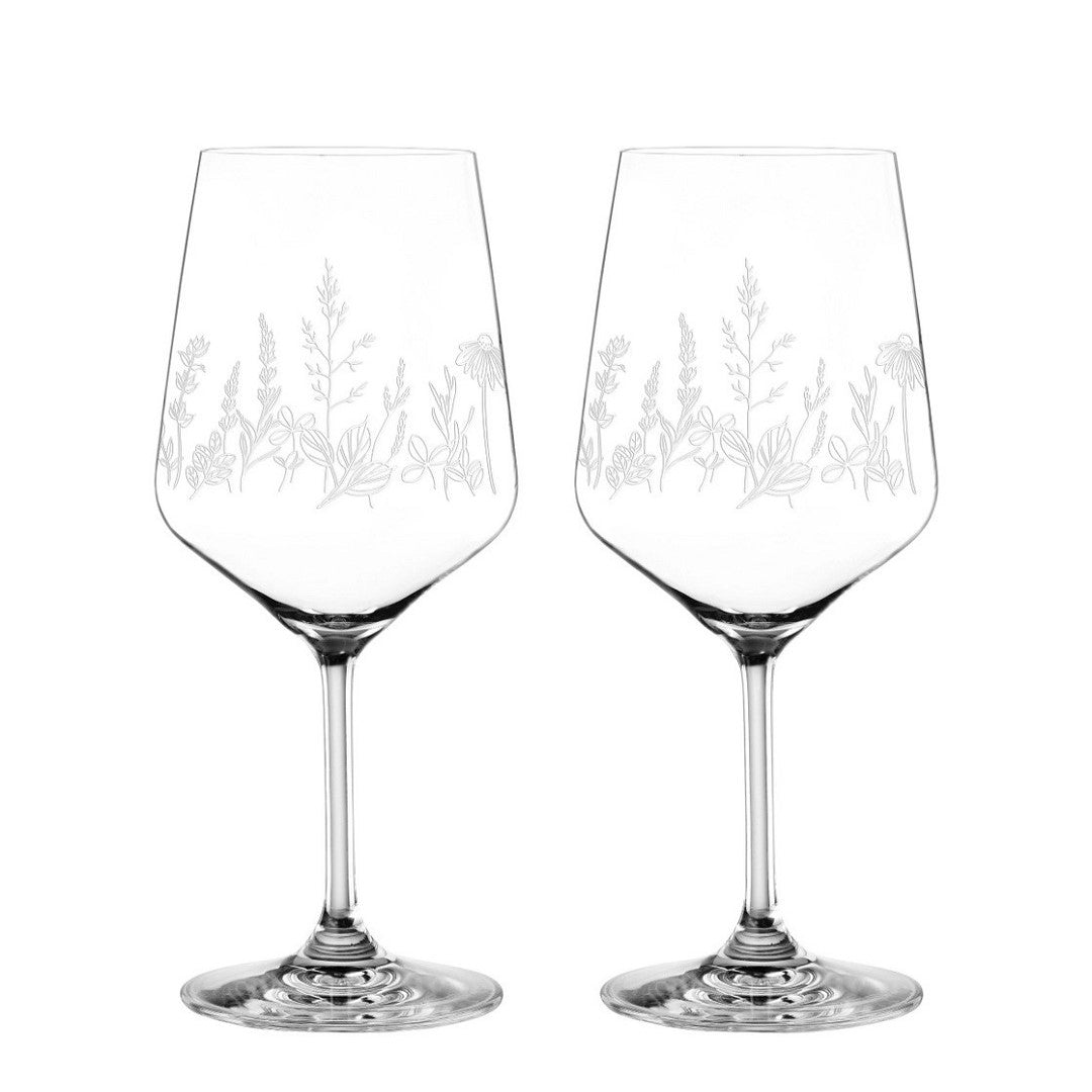 NACHTMANN Tattoo Wine/Spritz Glass - Botanical White Set'2