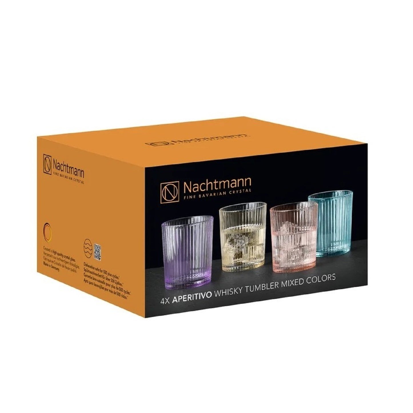 Nachtmann Aperitivo Mixed Colour Whisky Set Of 4