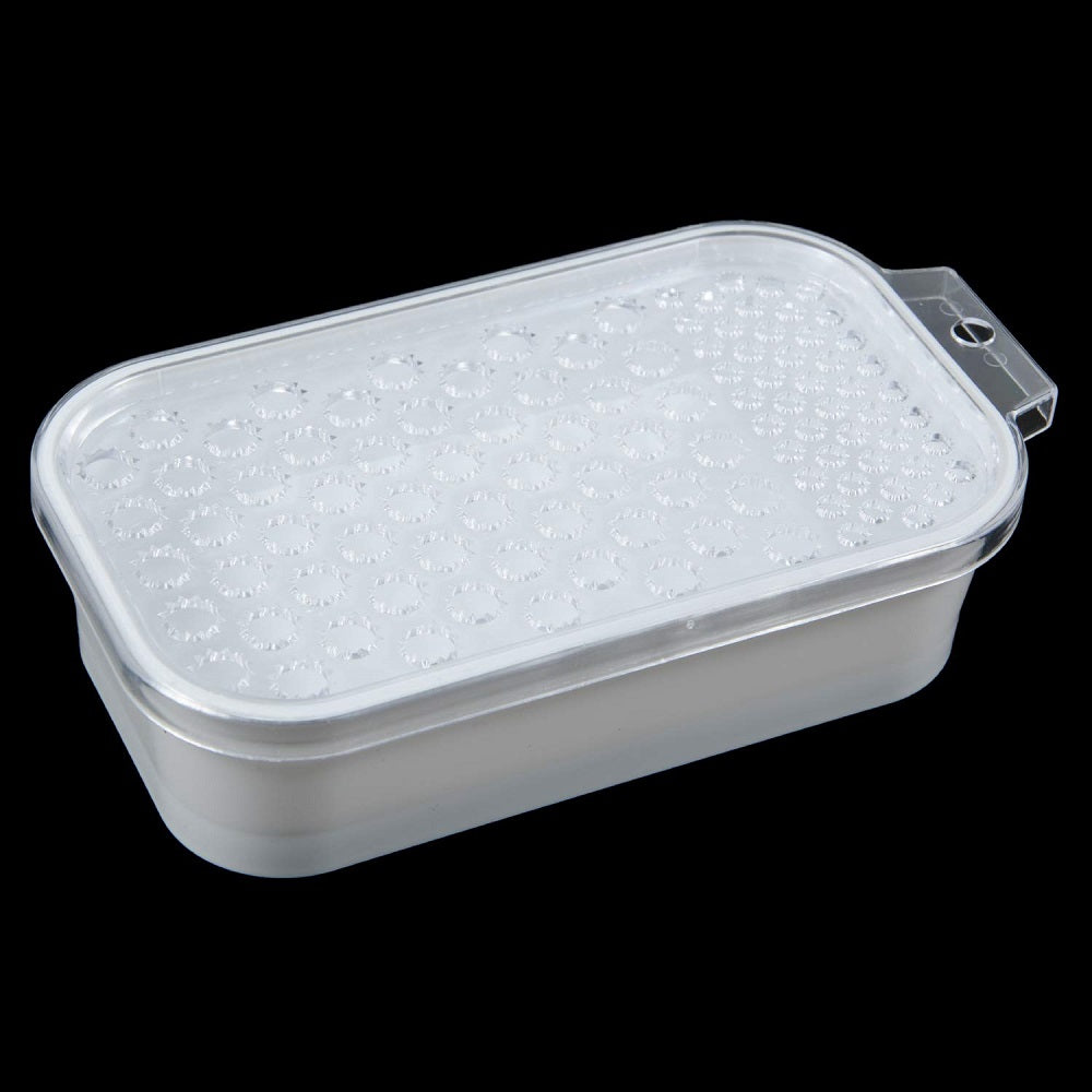 PLASTIC GRATER w/SUCTION - WHITE