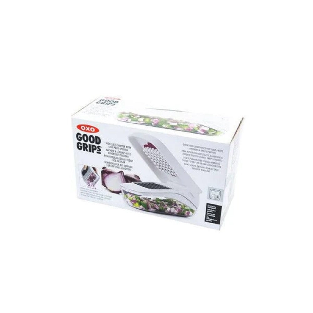 OXO GG VEGETABLE CHOPPER WITH EASY POUR OPENING