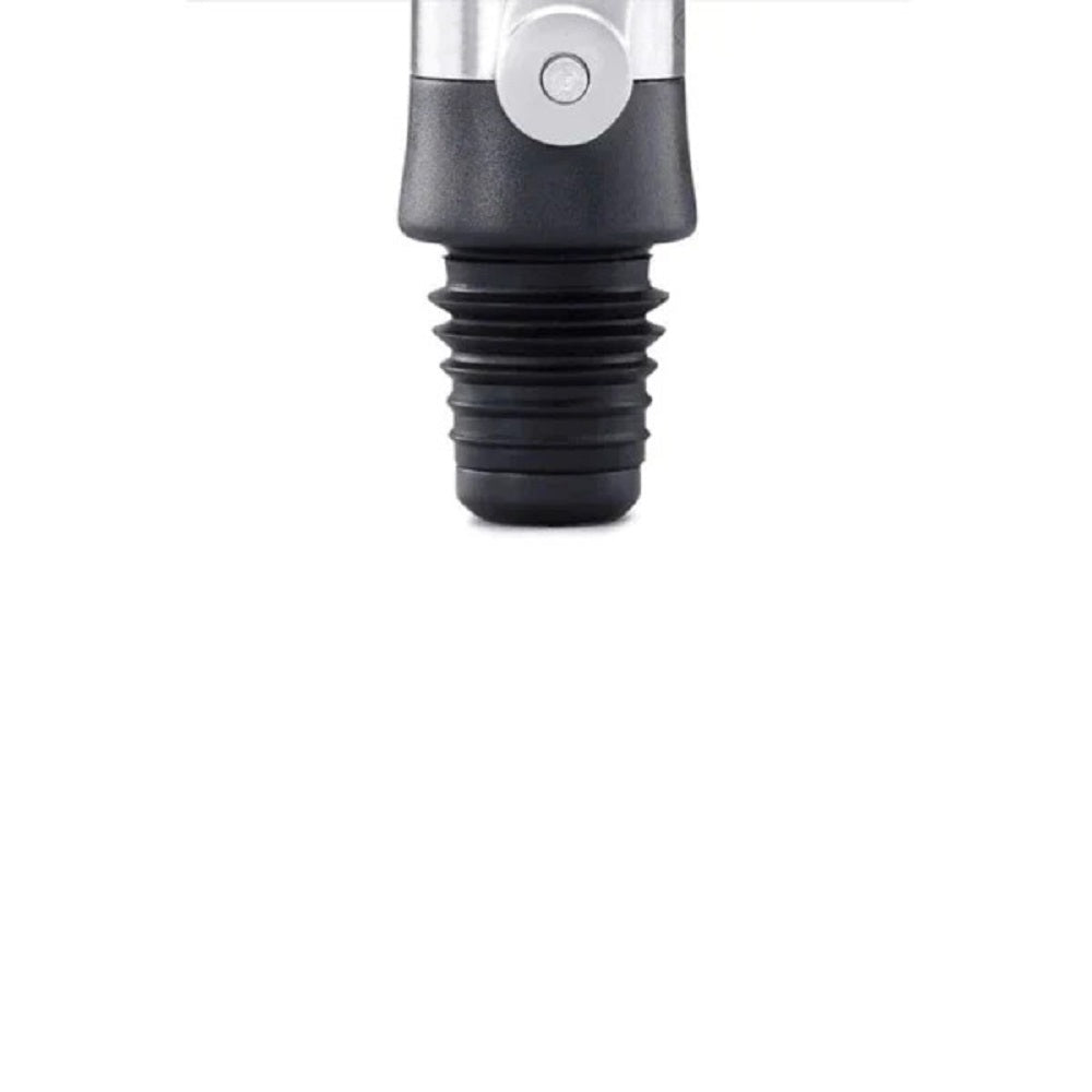 OXO STEEL WINE STOPPER  AND POURER COMBINATION