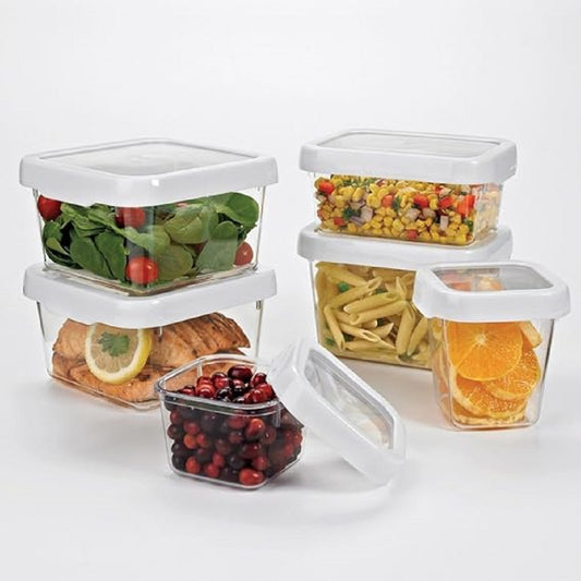 OXO GG LOCKTOP CONTAINER - MED SQ - 3.8 CUPS - WHITE