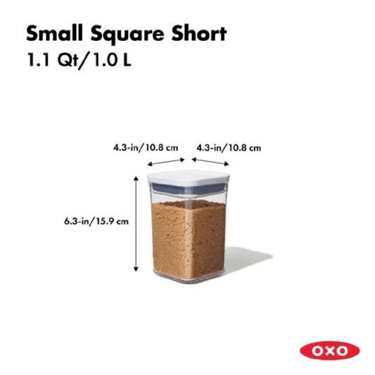 OXO GG POP CONTAINER SMALL SQUARE - SHORT