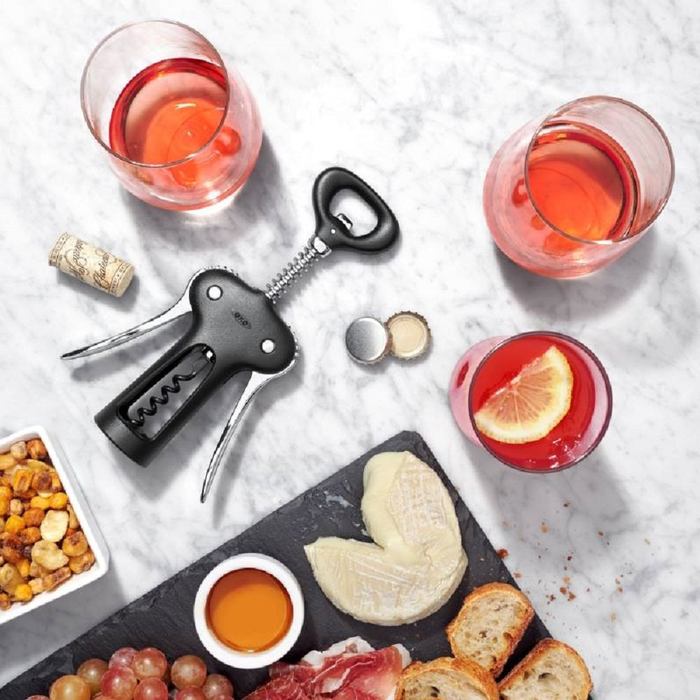 OXO GG WINGED CORKSCREW WITH BOTTLE OPENER