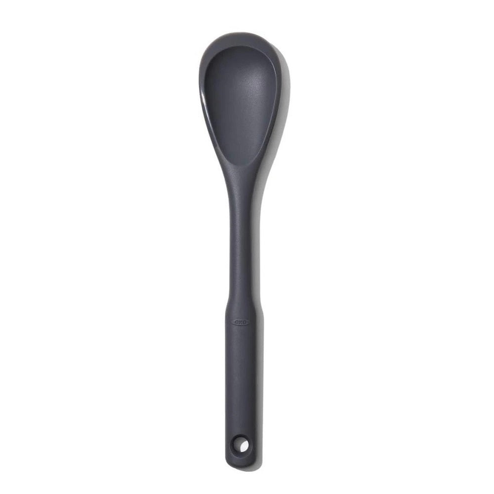 OXO GG SILICONE SLOTTED SPOON - PEPPERCORN