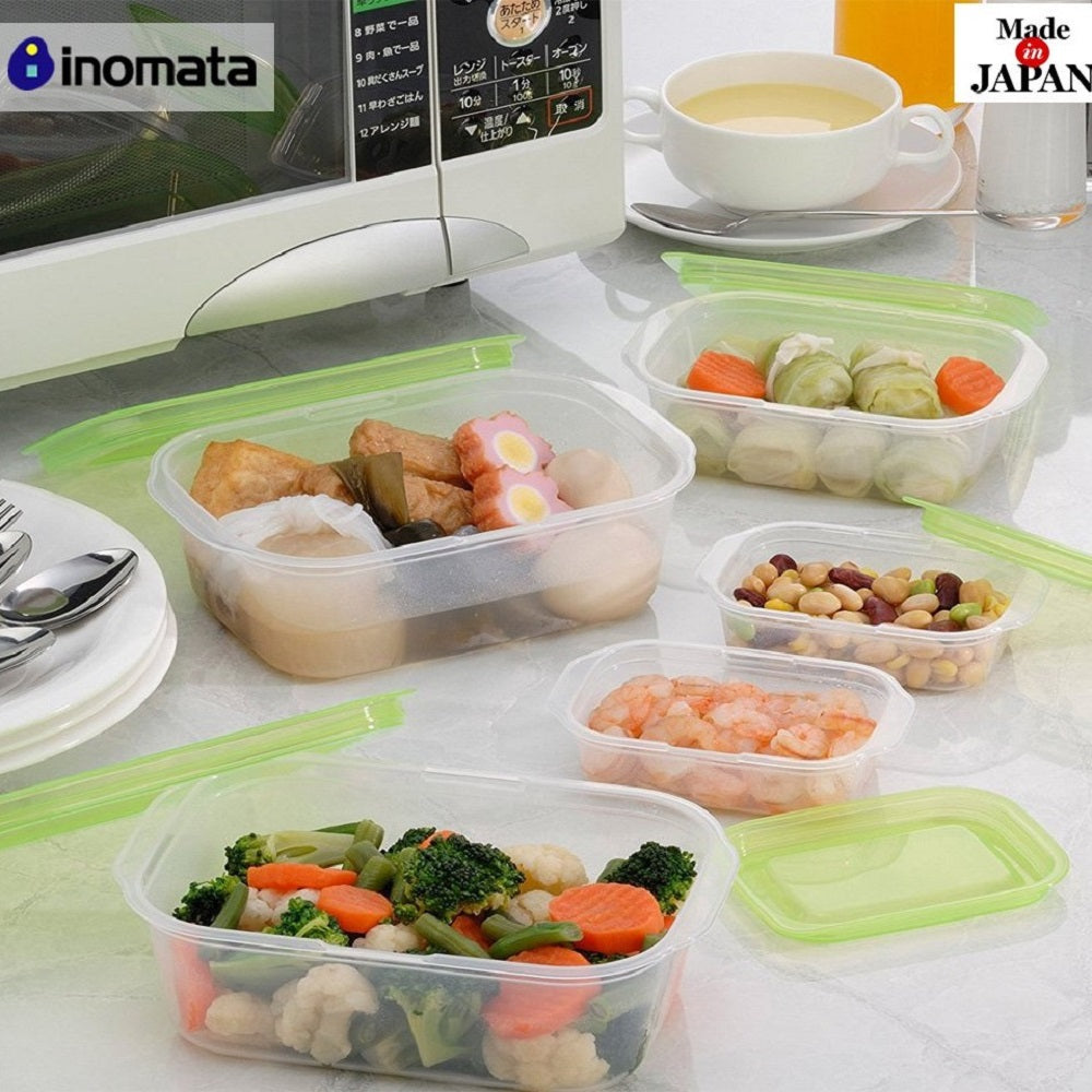 PLASTIC FOOD CONTAINER SQUARE 9PC SET G