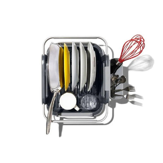 OXO GG OVER-THE-SINK ALUMINUM DISH RACK
