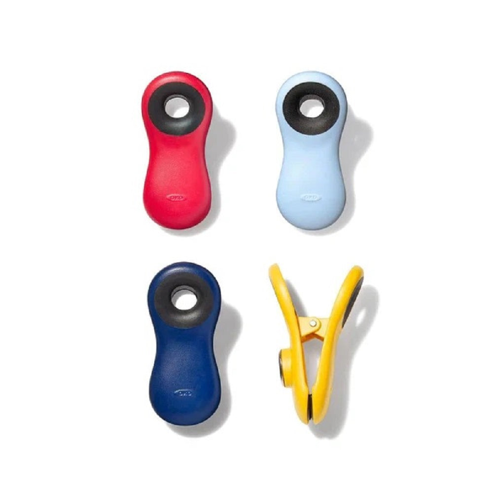 OXO GG MAGNETIC ALL-PURPOSE CLIPS - 4 PK - ASST