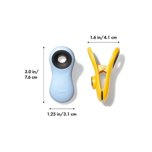 OXO GG MAGNETIC ALL-PURPOSE CLIPS - 4 PK - ASST