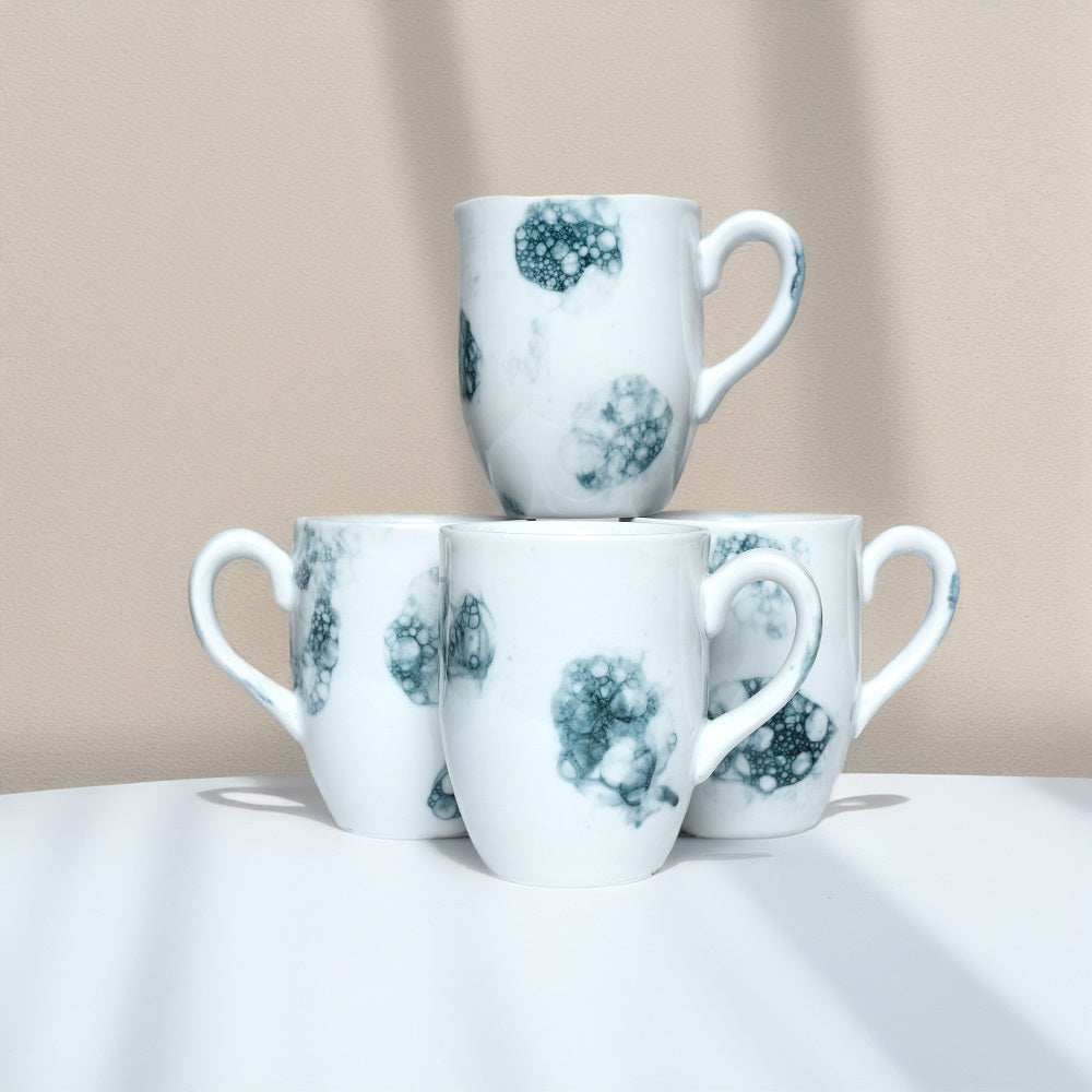 Tablejoy Milk/Coffee Mug Set'4 Blk
