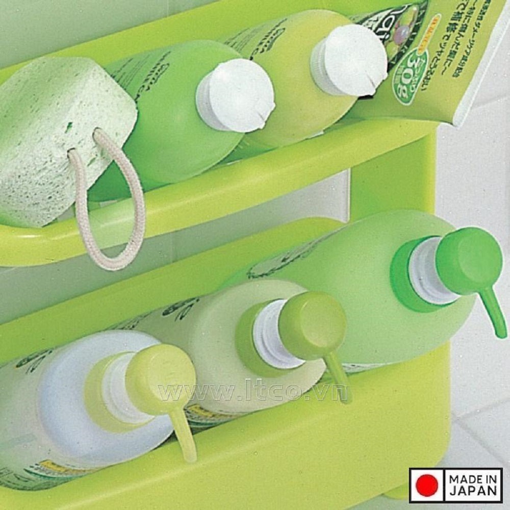 PLASTIC SHAMPOO RACK - GREEN