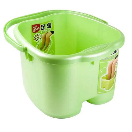 PLASTIC LADIES FOOTBATH BUCKET PEARL GREEN